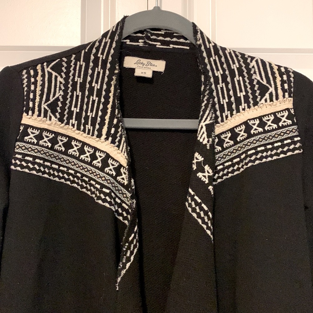 Aztec Embroidered Cardigan - Picture 2 of 4